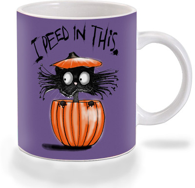 

Mooch Wale I Peed In This Ceramic Mug(325 ml), Multicolor
