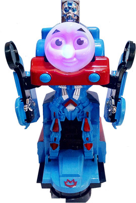 

TALKING GANESHA Thomas Train Deformation Car converts Car into Robot & Robot into Car Bump & Go with Music & Lights (Multicolor)(Multicolor)