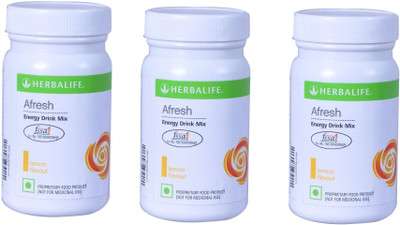 

Herbalife Afresh Energy Drink Nutrition Drink(3x50 g, Lemon Flavored)