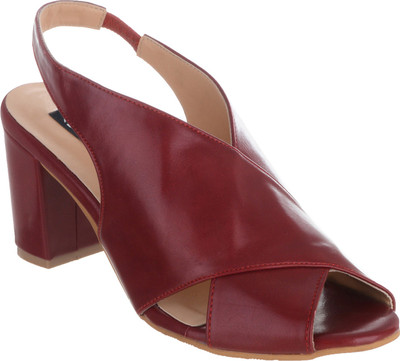 

SHERRIF SHOES Women Maroon Heels