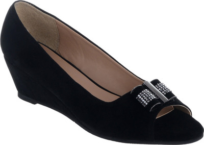 

SHERRIF SHOES Women Black Wedges