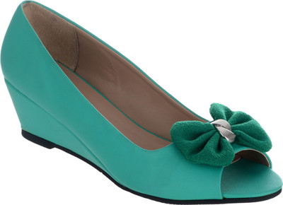 

SHERRIF SHOES Women Green Wedges