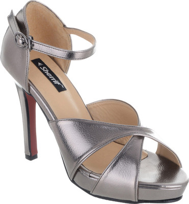 

SHERRIF SHOES Women Grey Heels