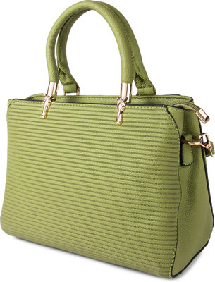 

Machli Women Casual Green PU Shoulder Bag