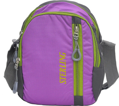 

Sterling Men & Women Casual Purple Canvas Sling Bag