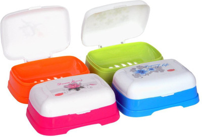 

sonal Pearl Flip Open Lid Soap Case(Multicolor)