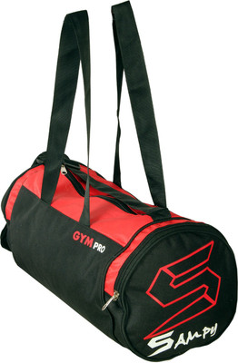 

sampy Pro gym bag(Black, Kit Bag), Black red