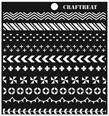 

CrafTreat Washi Tape Washi Tape New Stencil(Pack of 1, Washi Tape)
