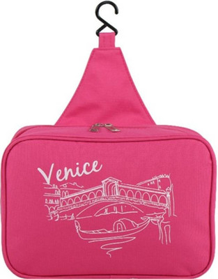 

Swarish Cosmetic Hanging Bag Travel Toiletry Kit(Pink)