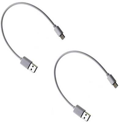 

BB4 PACK OF 2 Type C to USB SYNC AND CHARGE POWER BANK CABLE USB Adapter(White)