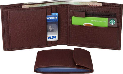 

Styler King Men Brown Artificial Leather Wallet(13 Card Slots)
