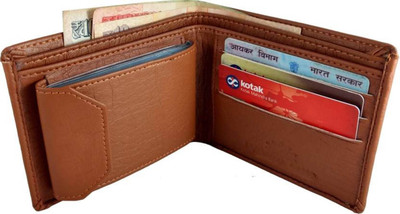 

Styler King Men Tan Artificial Leather Wallet(13 Card Slots)