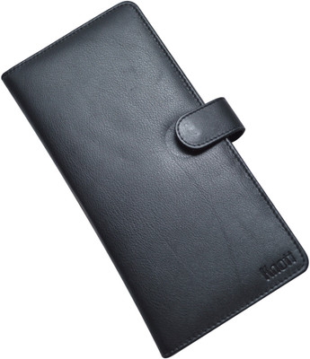 

Knott Men Black Genuine Leather Document Holder(9 Card Slots)