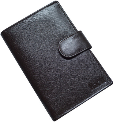 

Knott Men Brown Genuine Leather Document Holder(9 Card Slots)