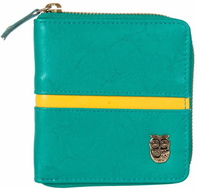 

Chumbak Women Blue Artificial Leather Wallet(6 Card Slots), Teal
