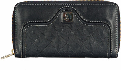 

Adamis Women Casual Black Genuine Leather Wallet(8 Card Slots)