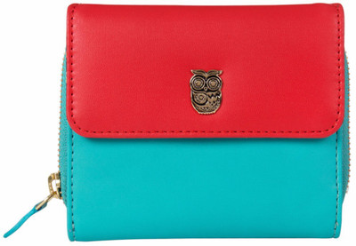 

Chumbak Women Green, Red Artificial Leather Wallet(5 Card Slots)