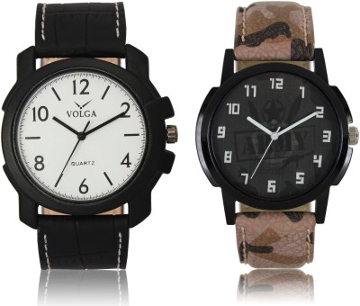 LOREM VL13LR03 New Latest Stylish Designer Leather Belt Attractive Different Combo Watch  - For Men   Watches  (LOREM)