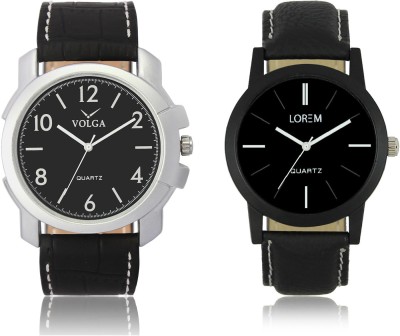LOREM VL35LR05 New Latest Stylish Designer Leather Belt Attractive Different Combo Watch  - For Men   Watches  (LOREM)