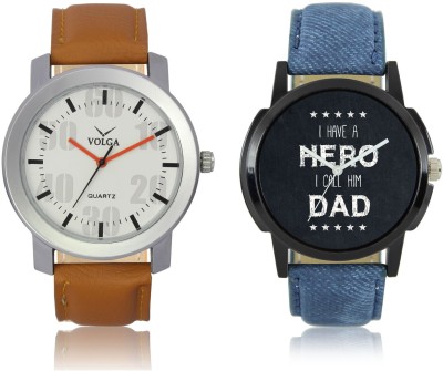 LOREM VL27LR07 New Latest Stylish Designer Leather Belt Attractive Different Combo Watch  - For Men   Watches  (LOREM)