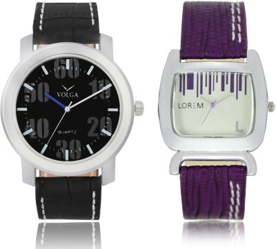 LOREM VL39LR207 New Latest Stylish Designer Leather Belt Attractive Different Combo Watch  - For Men & Women   Watches  (LOREM)