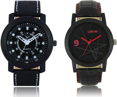 LOREM VL15LR08 New Latest Stylish Designer Leather Belt Attractive Different Combo Watch  - For Men   Watches  (LOREM)