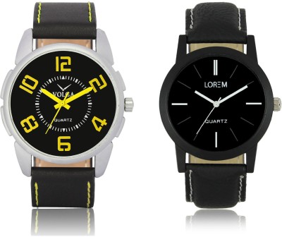 LOREM VL25LR05 New Latest Stylish Designer Leather Belt Attractive Different Combo Watch  - For Men   Watches  (LOREM)