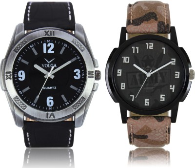 LOREM VL34LR03 New Latest Stylish Designer Leather Belt Attractive Different Combo Watch  - For Men   Watches  (LOREM)