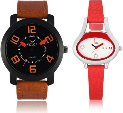 LOREM VL20LR206 New Latest Stylish Designer Leather Belt Attractive Different Combo Watch  - For Men & Women   Watches  (LOREM)