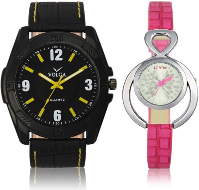 LOREM VL17LR205 New Latest Stylish Designer Leather Belt Attractive Different Combo Watch  - For Men & Women   Watches  (LOREM)
