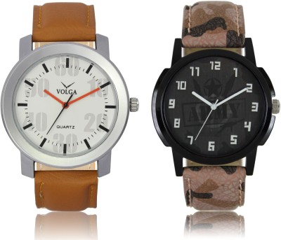 LOREM VL27LR03 New Latest Stylish Designer Leather Belt Attractive Different Combo Watch  - For Men   Watches  (LOREM)