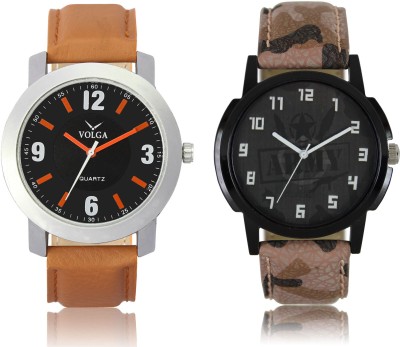 LOREM VL28LR03 New Latest Stylish Designer Leather Belt Attractive Different Combo Watch  - For Men   Watches  (LOREM)