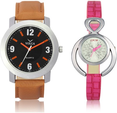 LOREM VL28LR205 New Latest Stylish Designer Leather Belt Attractive Different Combo Watch  - For Men & Women   Watches  (LOREM)