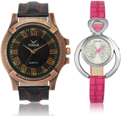 LOREM VL23LR205 New Latest Stylish Designer Leather Belt Attractive Different Combo Watch  - For Men & Women   Watches  (LOREM)