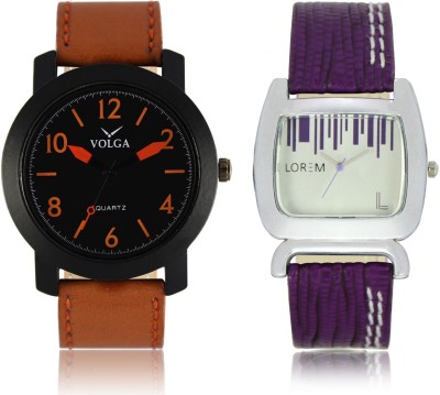 LOREM VL19LR207 New Latest Stylish Designer Leather Belt Attractive Different Combo Watch  - For Men & Women   Watches  (LOREM)