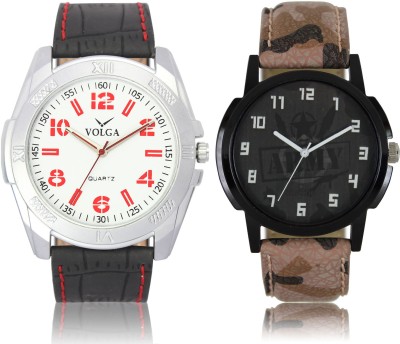 LOREM VL29LR03 New Latest Stylish Designer Leather Belt Attractive Different Combo Watch  - For Men   Watches  (LOREM)