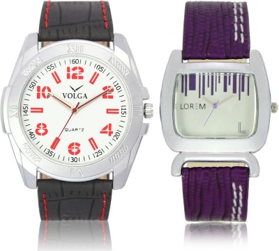 LOREM VL29LR207 New Latest Stylish Designer Leather Belt Attractive Different Combo Watch  - For Men & Women   Watches  (LOREM)