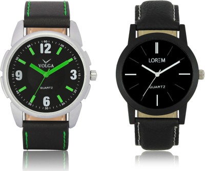 LOREM VL26LR05 New Latest Stylish Designer Leather Belt Attractive Different Combo Watch  - For Men   Watches  (LOREM)