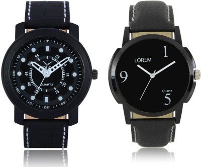 LOREM VL15LR06 New Latest Stylish Designer Leather Belt Attractive Different Combo Watch  - For Men   Watches  (LOREM)