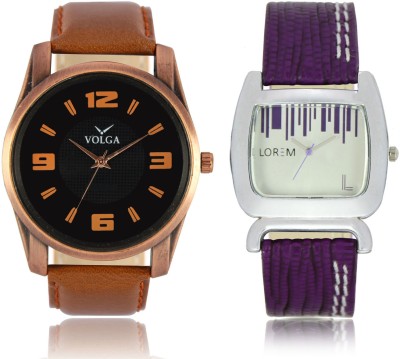 LOREM VL22LR207 New Latest Stylish Designer Leather Belt Attractive Different Combo Watch  - For Men & Women   Watches  (LOREM)