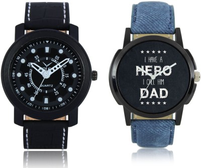 LOREM VL15LR07 New Latest Stylish Designer Leather Belt Attractive Different Combo Watch  - For Men   Watches  (LOREM)