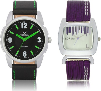 LOREM VL26LR207 New Latest Stylish Designer Leather Belt Attractive Different Combo Watch  - For Men & Women   Watches  (LOREM)