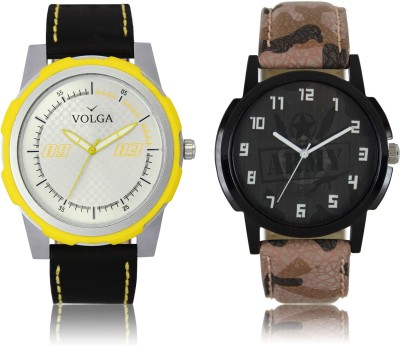 LOREM VL43LR03 New Latest Stylish Designer Leather Belt Attractive Different Combo Watch  - For Men   Watches  (LOREM)
