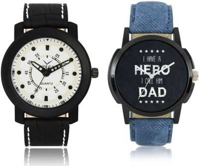 LOREM VL16LR07 New Latest Stylish Designer Leather Belt Attractive Different Combo Watch  - For Men   Watches  (LOREM)