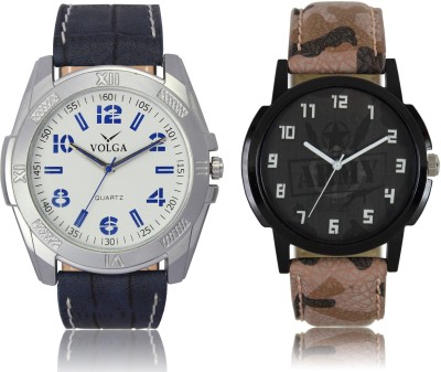 LOREM VL24LR03 New Latest Stylish Designer Leather Belt Attractive Different Combo Watch  - For Men   Watches  (LOREM)