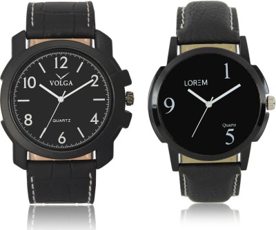 LOREM VL14LR06 New Latest Stylish Designer Leather Belt Attractive Different Combo Watch  - For Men   Watches  (LOREM)