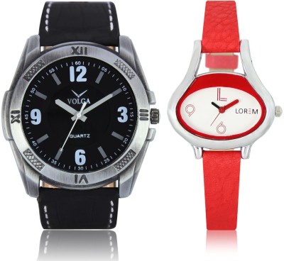 LOREM VL34LR206 New Latest Stylish Designer Leather Belt Attractive Different Combo Watch  - For Men & Women   Watches  (LOREM)