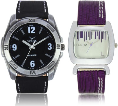 LOREM VL34LR207 New Latest Stylish Designer Leather Belt Attractive Different Combo Watch  - For Men & Women   Watches  (LOREM)