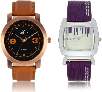 LOREM VL21LR207 New Latest Stylish Designer Leather Belt Attractive Different Combo Watch  - For Men & Women   Watches  (LOREM)