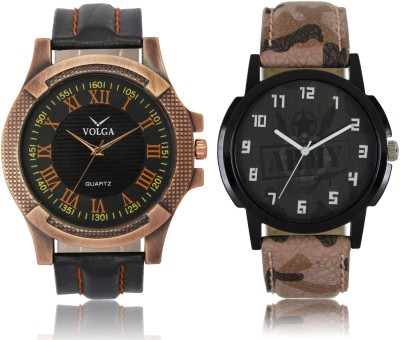 LOREM VL23LR03 New Latest Stylish Designer Leather Belt Attractive Different Combo Watch  - For Men   Watches  (LOREM)